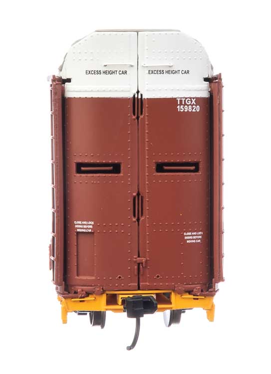 WalthersProto HO 920-101527 89' Thrall Bi-Level Auto Carrier Norfolk Southern TTGX #159820