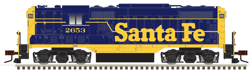 Atlas Master Gold Series N 40005364 DCC/ESU LokSound V5 Equipped EMD GP7 Phase I Locomotive w/ 'Torpedo Tubes' Santa Fe #2650