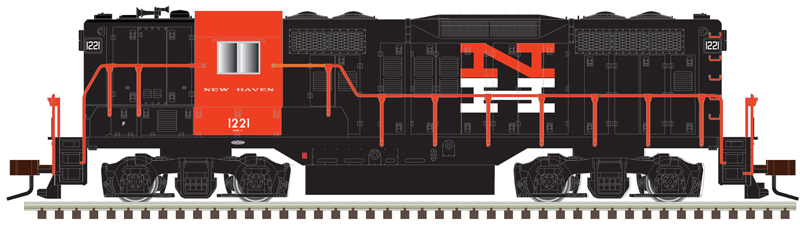 Atlas Master Gold Series N 40005370 DCC/ESU LokSound V5 Equipped EMD GP9 Locomotive New Haven NH #1210