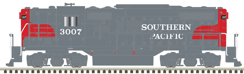 Atlas Master Gold Series N 40005379 DCC/ESU LokSound V5 Equipped EMD GP9 Locomotive w/ 'Torpedo Tubes' Southern Pacific #3007