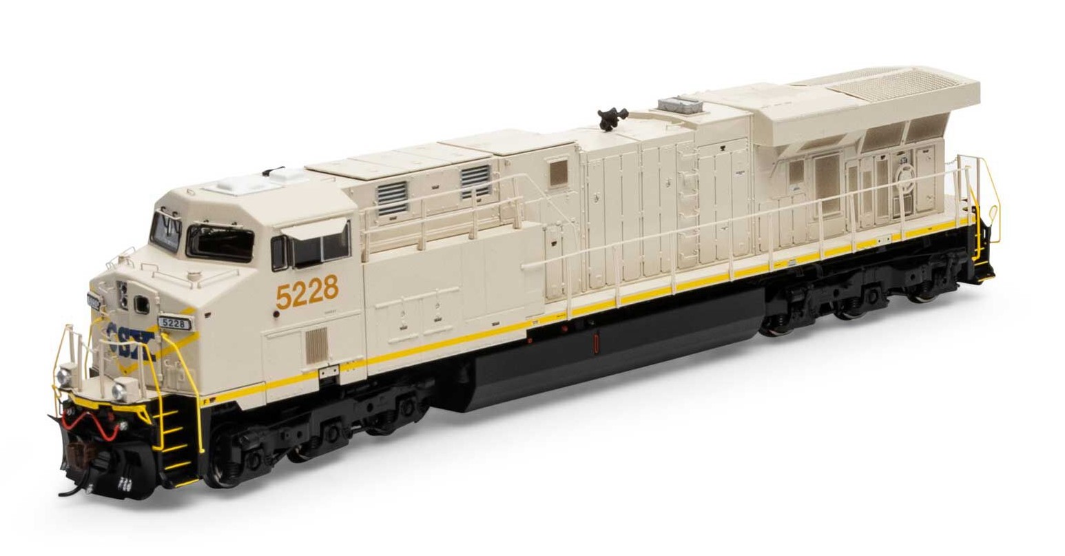 Athearn Genesis HO ATHG83190 DCC/Tsunami 2 Sound Equipped ES44DC Locomotive CSX 'Primer' CSX #5228