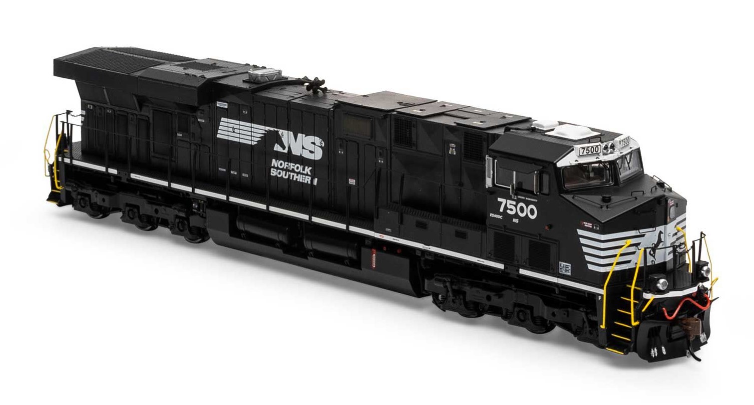 Athearn Genesis HO ATHG83193 DCC/Tsunami 2 Sound Equipped ES44DC Locomotive Norfolk Southern NS #7500