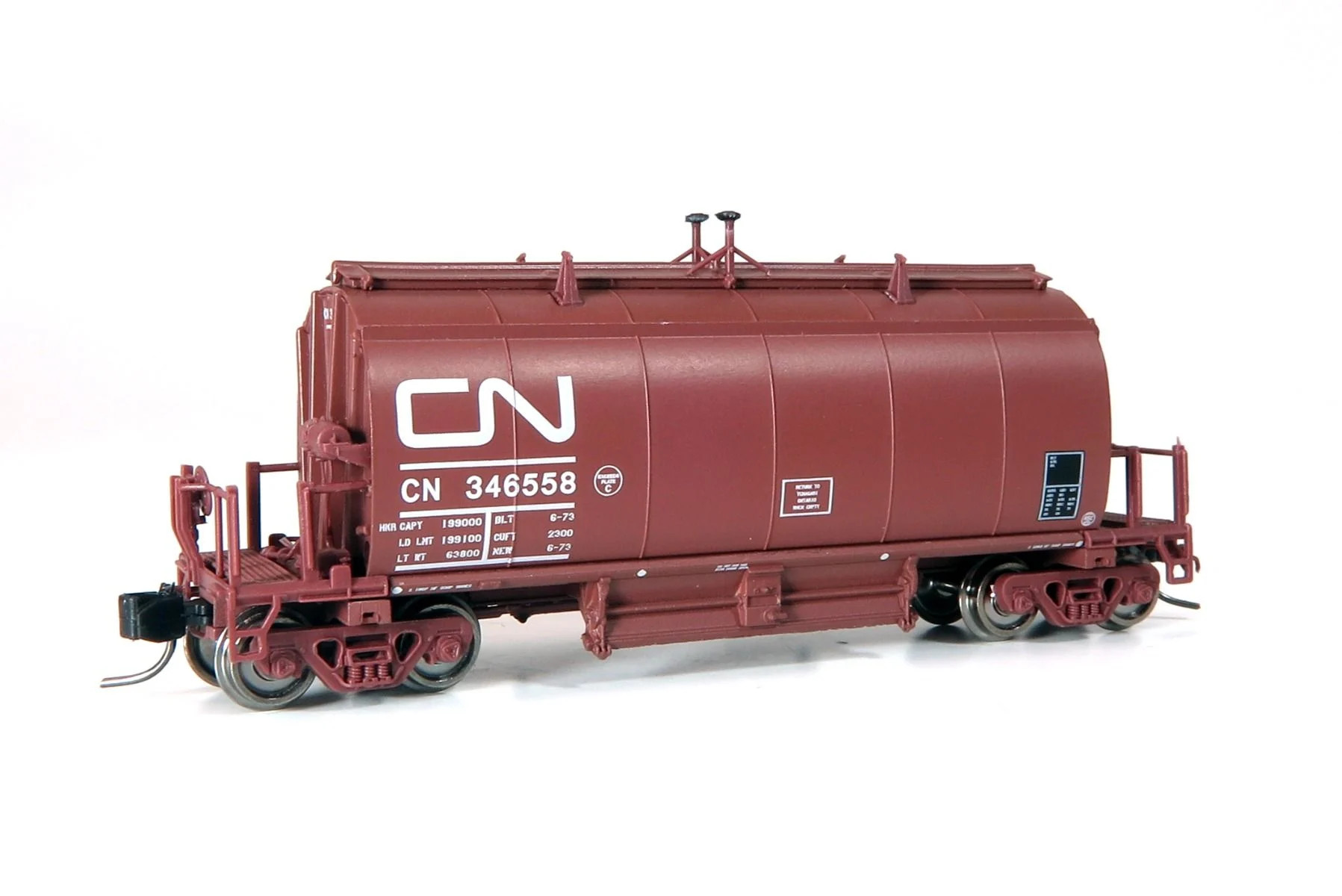 Rapido Trains Inc N 543002A NSC Long Barrel Ore Hopper Canadian National CN Set #2 - Single Car
