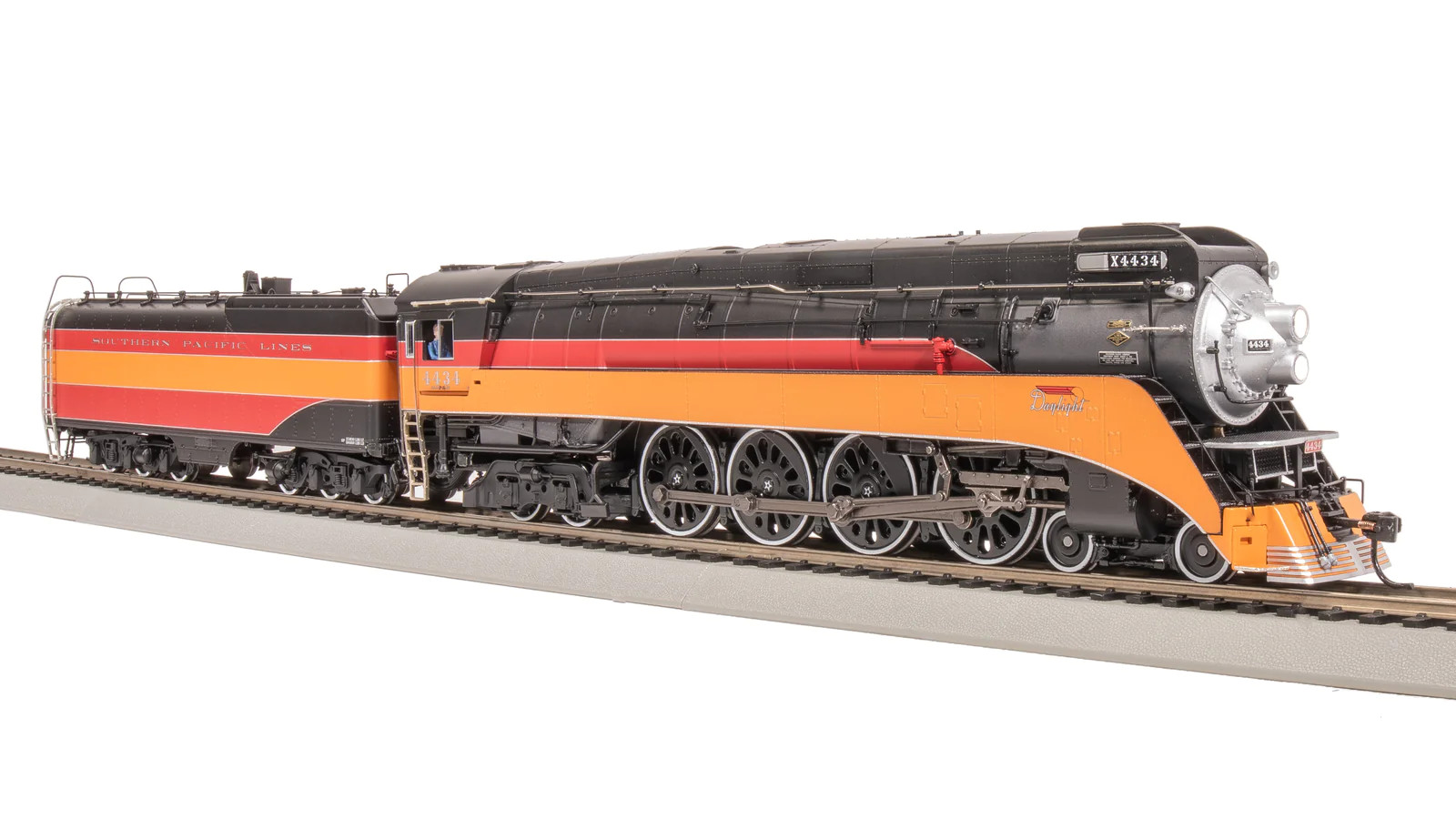 Broadway Limited Imports HO 7615 Southern Pacific GS-4 Locomotive with Paragon4 Sound/DC/DCC & Smoke 'In-Service As Delivered' Daylight Paint Scheme SP #4442