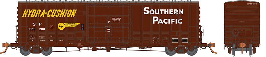 Rapido Trains Inc N 537001 PC&F B-100-40 Boxcar Southern Pacific SP Pack #1 - 6-Pack