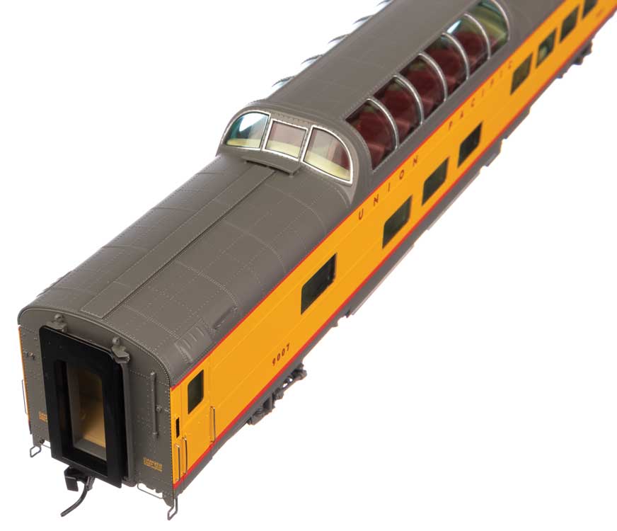 WalthersProto HO 920-18710 85' American Car & Foundry Dome Lounge Union Pacific UP #9007