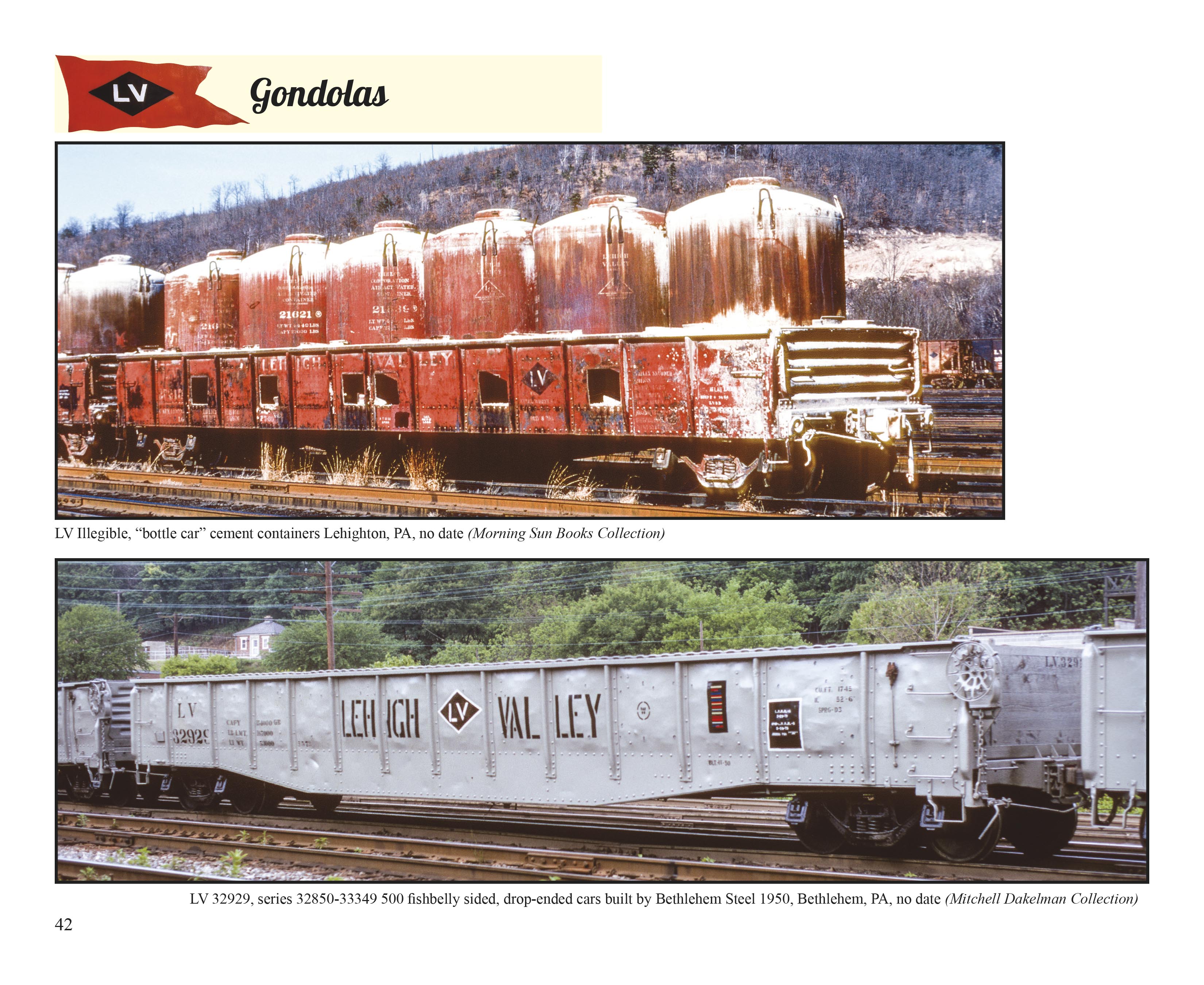 Morning Sun Books 841X Lehigh Valley Equipment: A Sampling of the LV's Freight, Passenger & MofW Cars Softcover