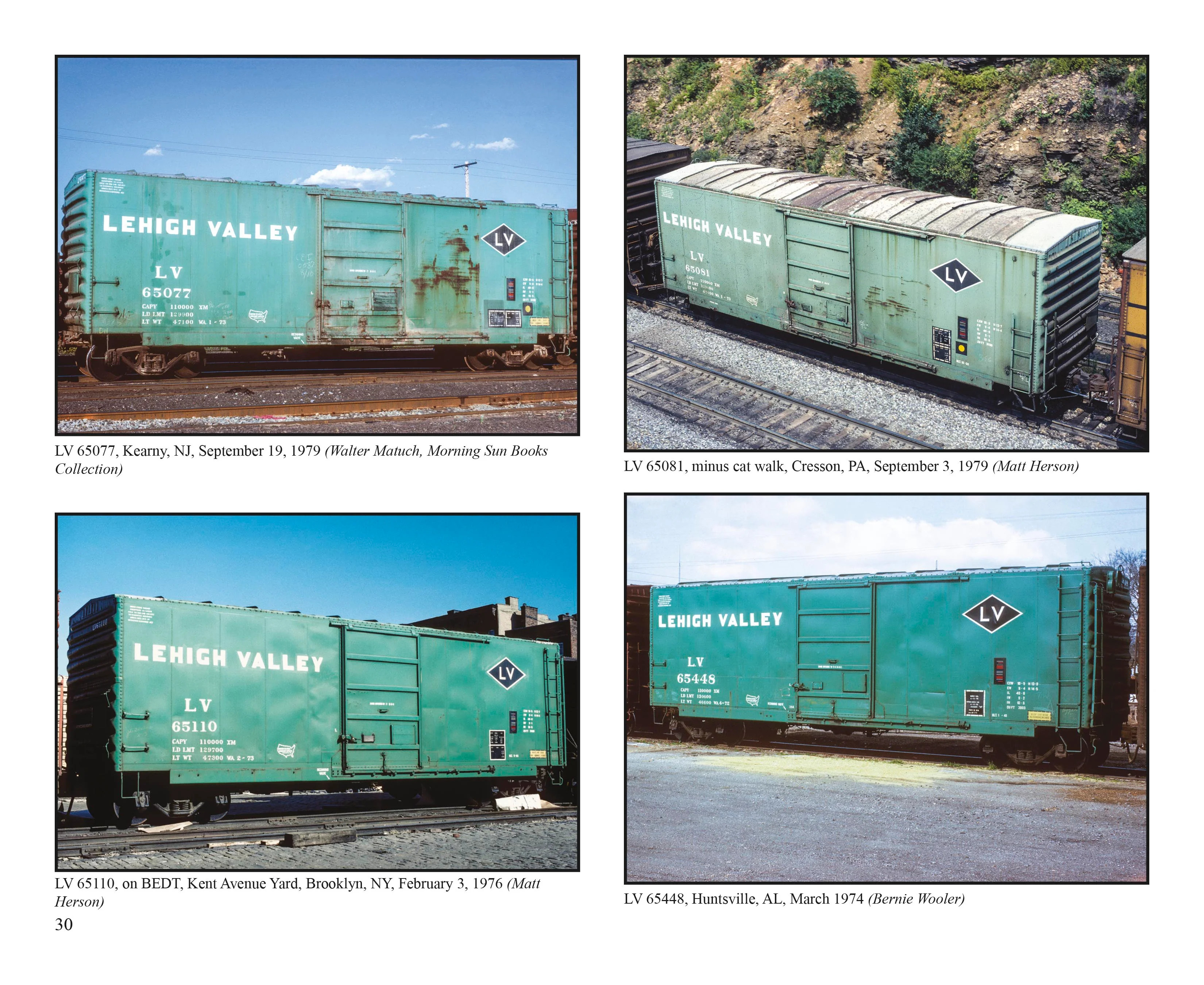 Morning Sun Books 841X Lehigh Valley Equipment: A Sampling of the LV's Freight, Passenger & MofW Cars Softcover