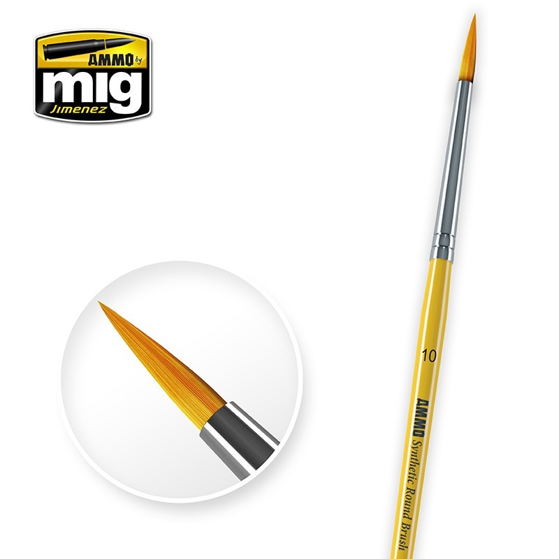 AMMO MIG-8617 10 Synthetic Round Brush