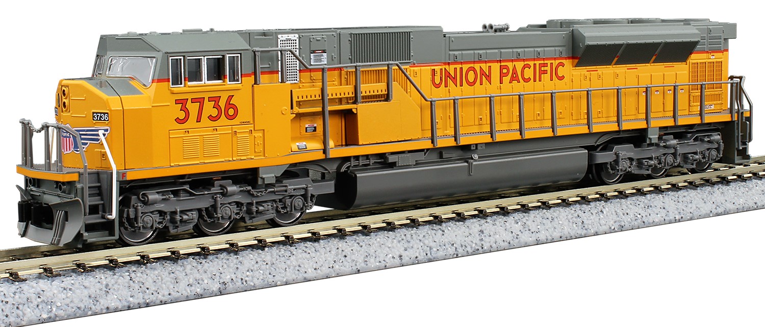 Kato N 176-5624 DCC Ready EMD SD90/43MAC Locomotive Union Pacific UP #3736