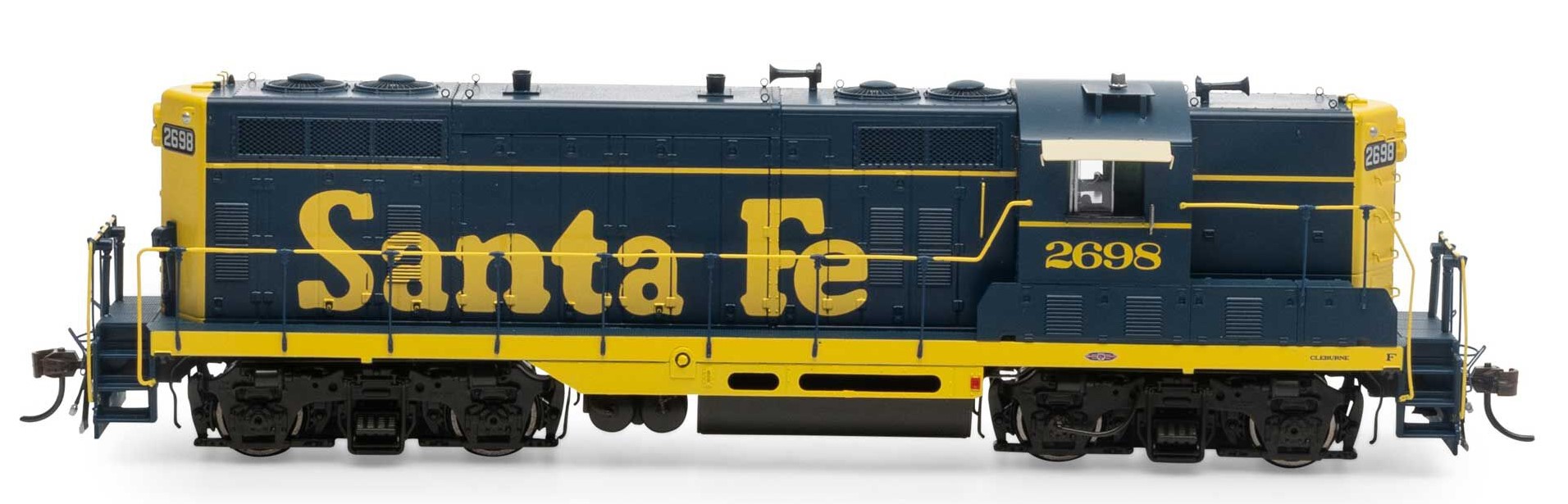 Athearn Genesis HO ATHG82606 DCC Ready EMD GP7 Locomotive Santa Fe ATSF #2698