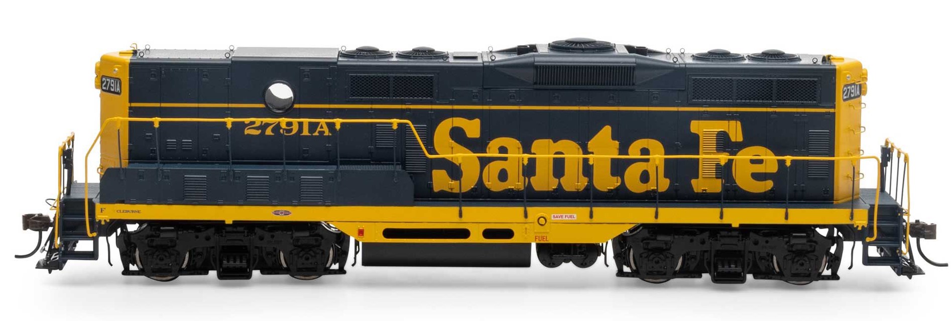Athearn Genesis HO ATHG82709 DCC/Tsunami 2 Sound Equipped EMD GP7B Locomotive Santa Fe ATSF #2791A