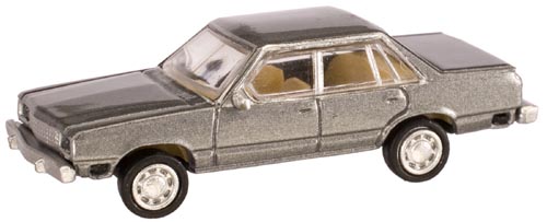Atlas N 60000008 1978 Ford Fairmont Sedan Silver Metallic 2-Pack