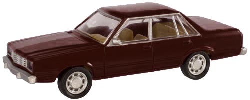 Atlas N 60000156 1978 Ford Fairmont Sedan Metallic Dark Cordovan Brown 2-Pack