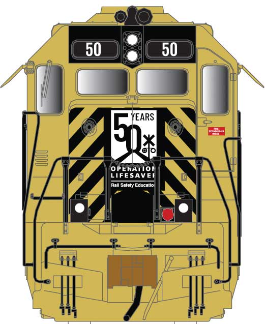 Atlas Master Gold Series N 40005298 DCC/ESU LokSound V5 Equipped EMD GP40 Locomotive with Ditch Lights Operation Lifesaver '50th Anniversary Limited Edition' OLS #50