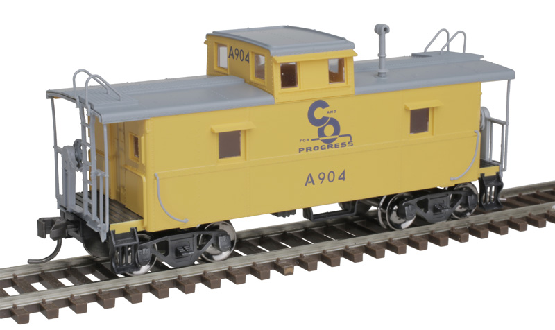 Atlas Trainman HO 20006754 C&O-Style Steel Center-Cupola Caboose Chesapeake & Ohio C&O #A904