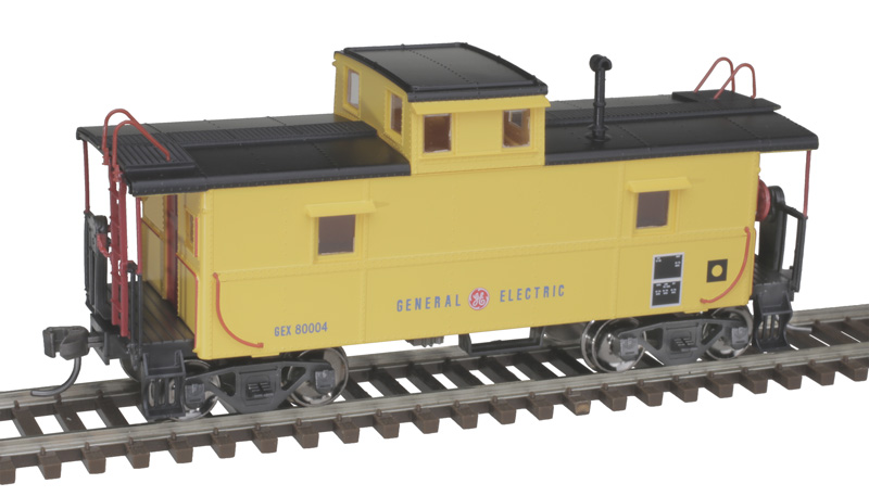 Atlas Trainman HO 20006762 C&O-Style Steel Center-Cupola Caboose General Electric GEX #80004