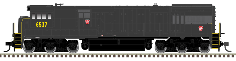 Atlas Master Silver Series HO 10003898 DCC Ready GE U30C Phase I Locomotive Pennsylvania Railroad PRR #6537