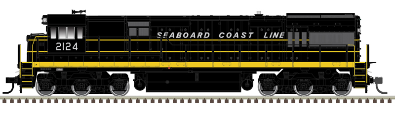 Atlas Master Silver Series HO 10003904 DCC Ready GE U30C Phase I Locomotive Seaboard Coast Line SCL #2123