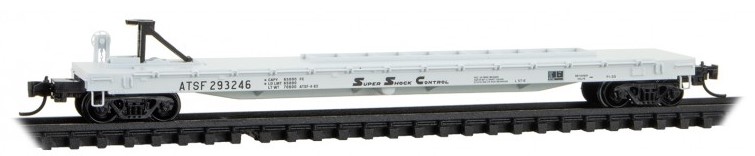Micro Trains Line N 064 00 011 57' 6" TOFC Intermodal Flatcar Santa Fe ATSF #293246