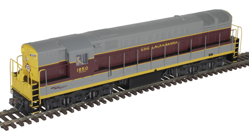 Atlas Master Silver Series HO 10004106 DCC Ready FM H-24-66 Phase 1a Trainmaster Locomotive Erie Lackawanna E-L #1850