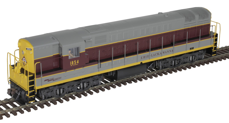 Atlas Master Silver Series HO 10004107 DCC Ready FM H-24-66 Phase 1a Trainmaster Locomotive Erie Lackawanna E-L #1854