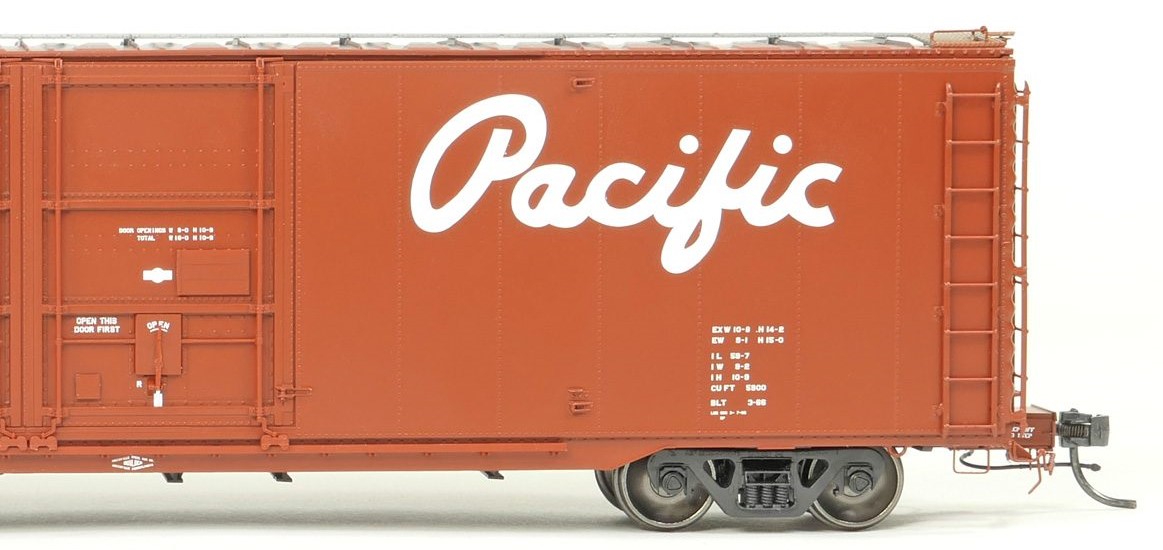 Tangent Scale Models HO 33010-02 Greenville 6,000CuFt 60' Double Door Box Car Canadian Pacific 'Delivery Red 3-1966' CP #205007