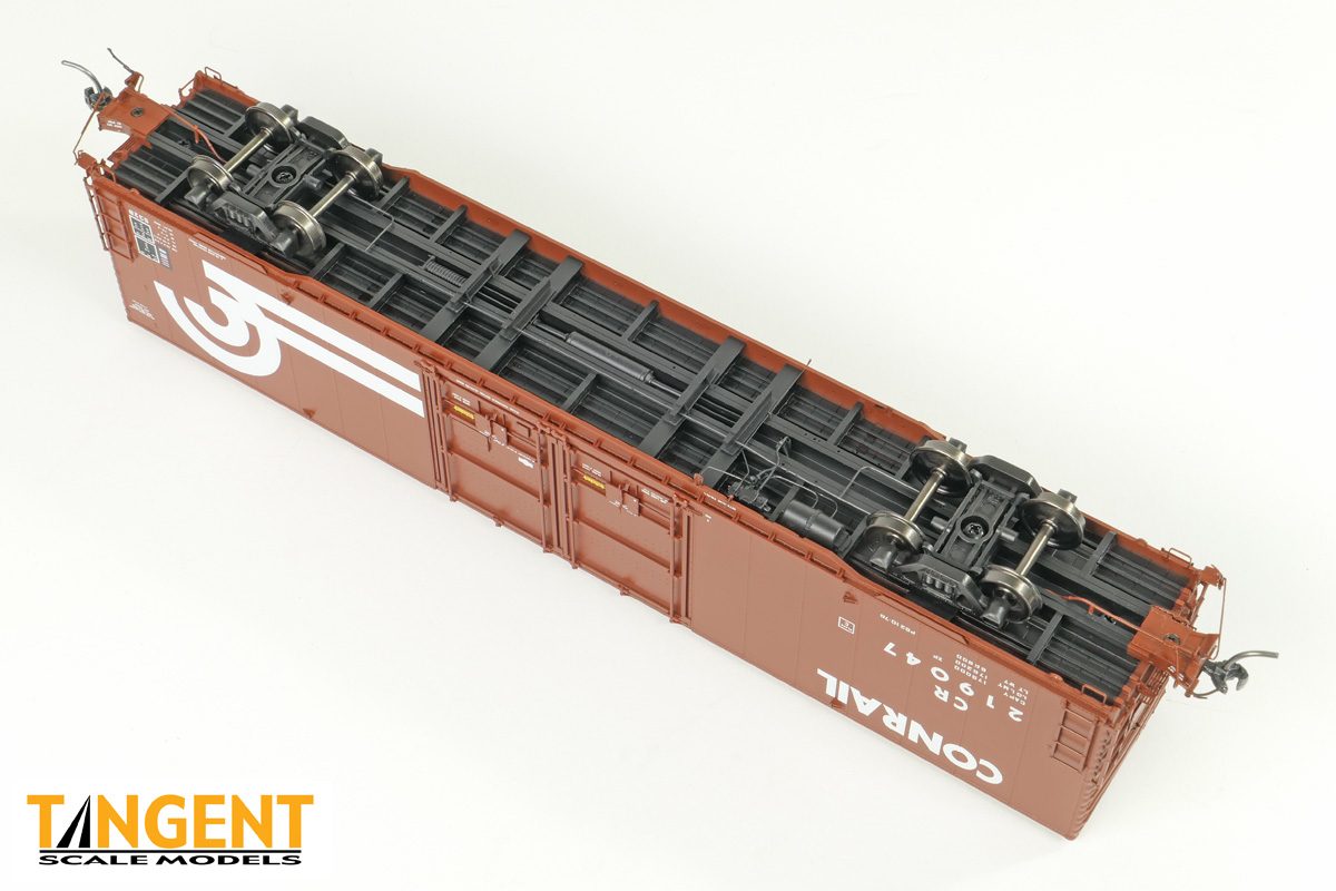 Tangent Scale Models HO 33011-03 Greenville 6,000CuFt 60' Double Door Box Car Conrail '932B Repaint 1976+ Large Logo' CR #219055