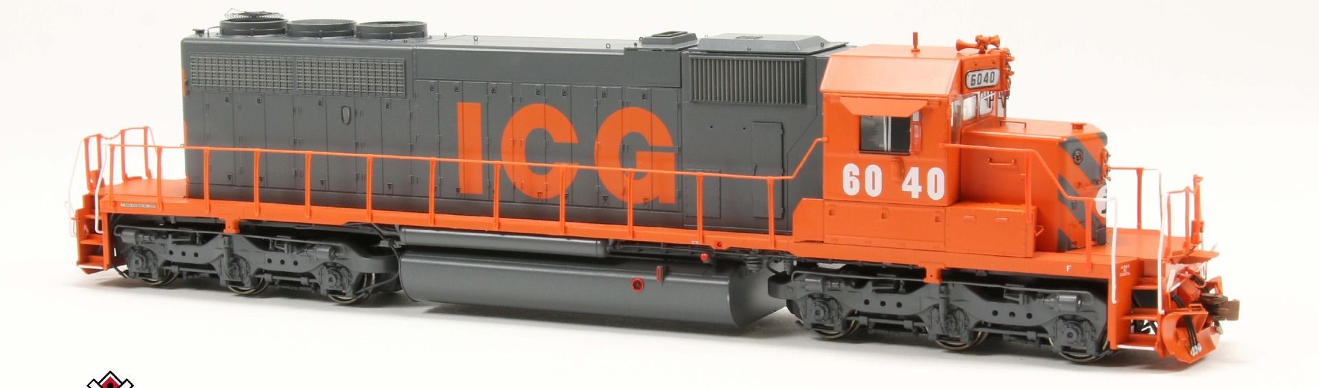 ScaleTrains Rivet Counter HO SXT38812 DCC Ready EMD SD40-2 Locomotive ICG 'Orange & Gray' ICG #6046