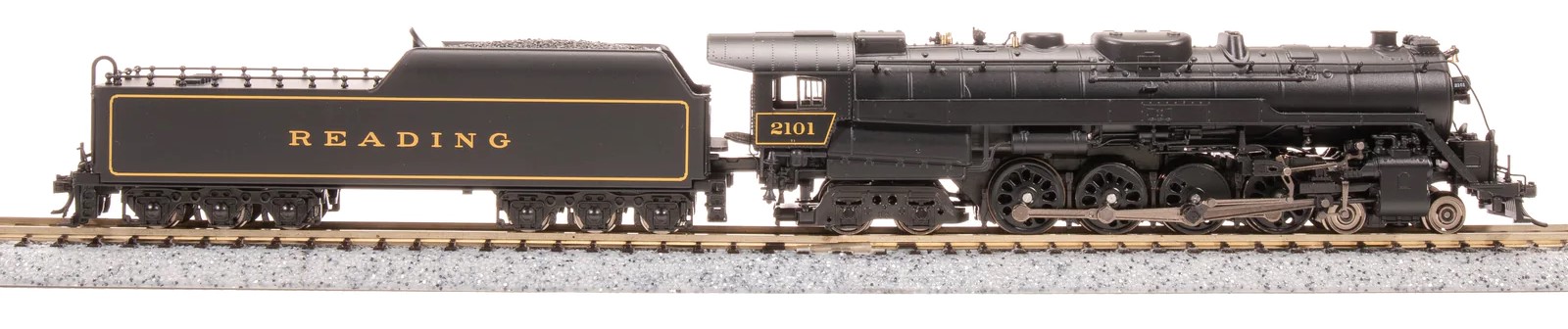 Broadway Limited Imports N 7400 Reading Class T-1 4-8-4 Locomotive Paragon4 Sound/DC/DCC/Smoke 'In Service Version' RDG #2101