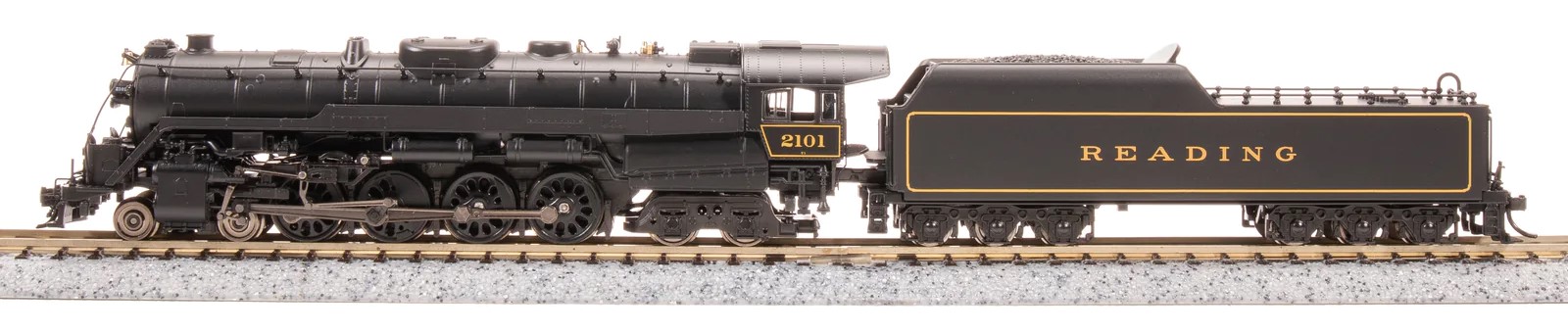 Broadway Limited Imports N 7400 Reading Class T-1 4-8-4 Locomotive Paragon4 Sound/DC/DCC/Smoke 'In Service Version' RDG #2101