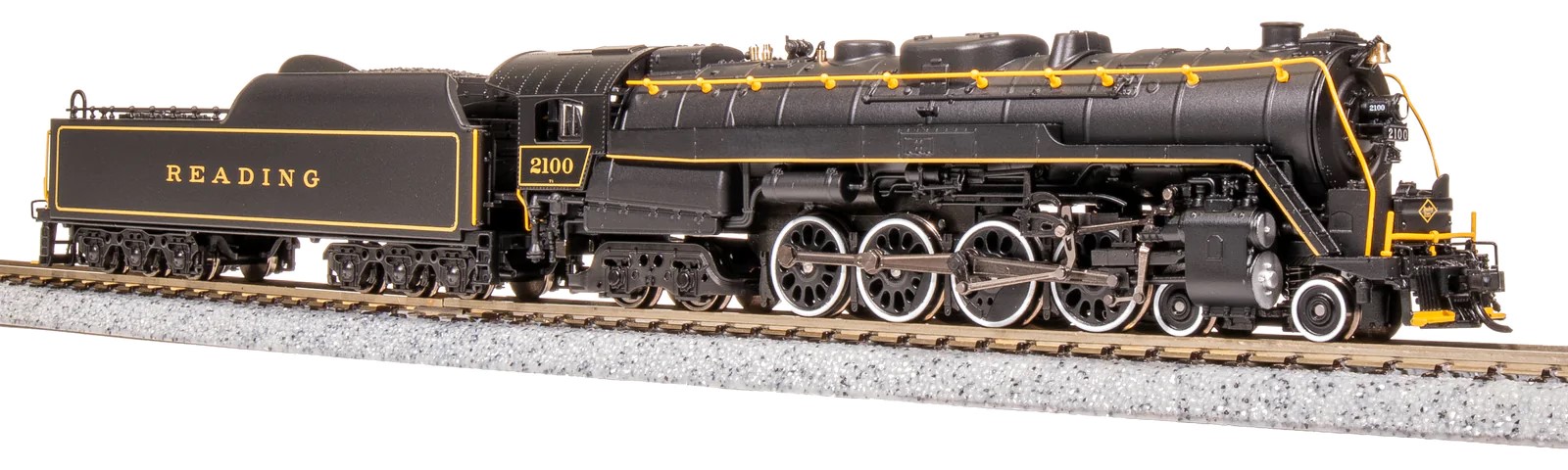 Broadway Limited Imports N 7404 Reading Class T-1 4-8-4 Locomotive Paragon4 Sound/DC/DCC/Smoke 'Iron Horse Rambles Excursion Version' RDG #2102