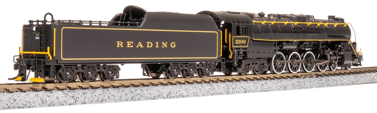 Broadway Limited Imports N 7405 Reading Class T-1 4-8-4 Locomotive Paragon4 Sound/DC/DCC/Smoke 'Iron Horse Rambles Excursion Version' RDG #2124