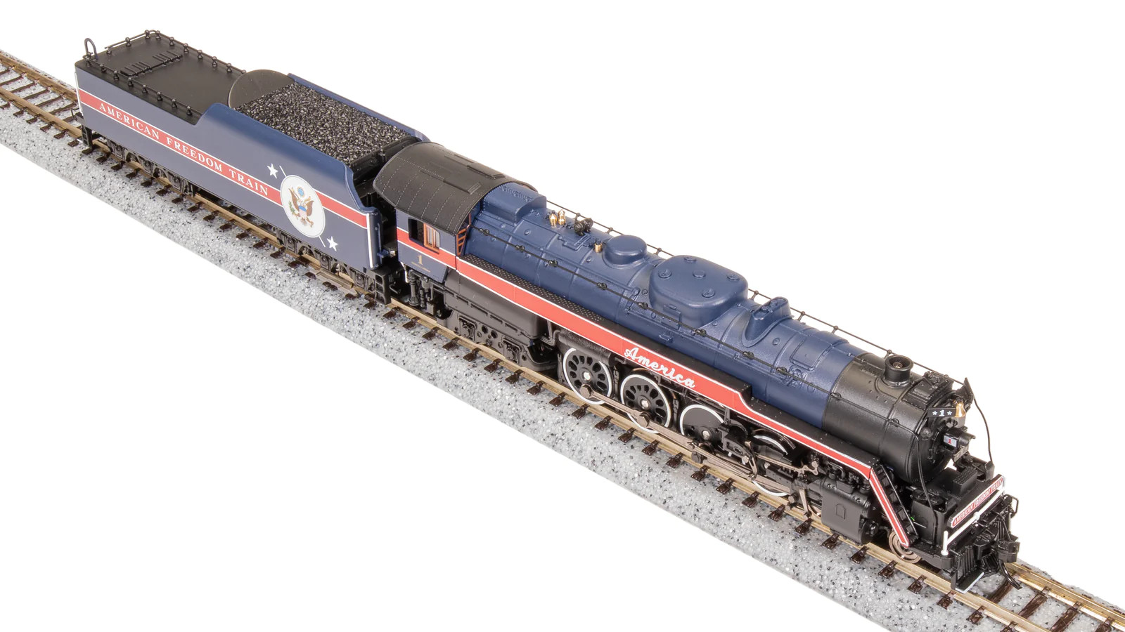 Broadway Limited Imports N 7407 Reading Class T-1 4-8-4 Locomotive Paragon4 Sound/DC/DCC/Smoke 'American Freedom Train #1' RDG #1976 