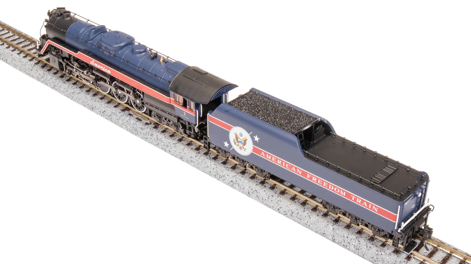 Broadway Limited Imports N 7407 Reading Class T-1 4-8-4 Locomotive Paragon4 Sound/DC/DCC/Smoke 'American Freedom Train #1' RDG #1976 
