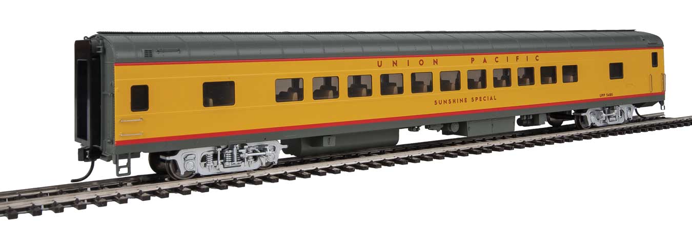 WalthersProto HO 920-18005 85' ACF 44-Seat Coach Union Pacific 'Heritage Fleet' UPP #5480 'Sunshine Special'