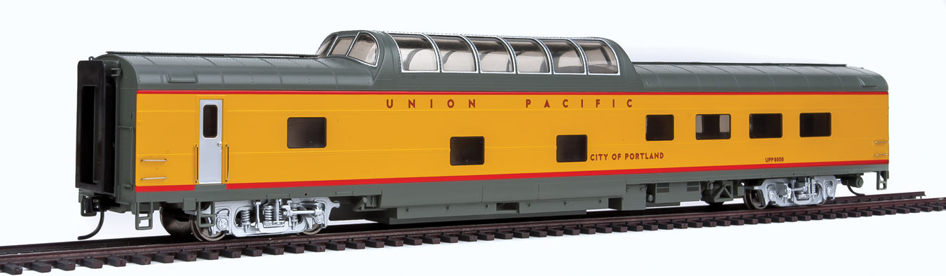 WalthersProto HO 920-18153 85' ACF Dome Diner Union Pacific 'Heritage Fleet' UPP #8008 'City of Portland'