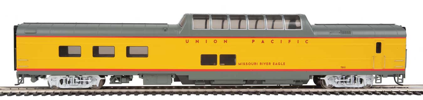 WalthersProto HO 920-18155 85' ACF Dome Diner Union Pacific 'Heritage Fleet' UPP #7011 'Missouri River Eagle'