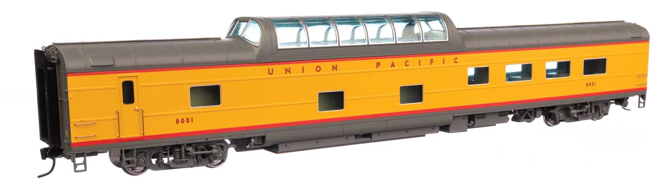 WalthersProto HO 920-18660 85' American Car & Foundry Dome Diner Union Pacific #8001