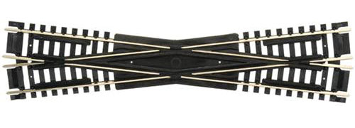 Atlas HO 177 Code 100 Nickel-Silver Rail Black Ties Custom-Line Crossing 12-1/2 Degrees - 9" - 1 Piece