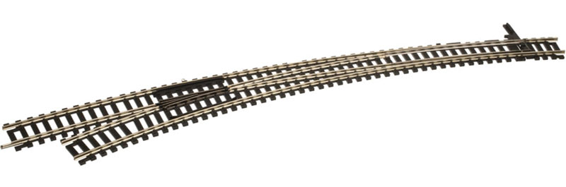 Atlas HO 287 Code 100 Nickel-Silver Rail Black Ties Custom