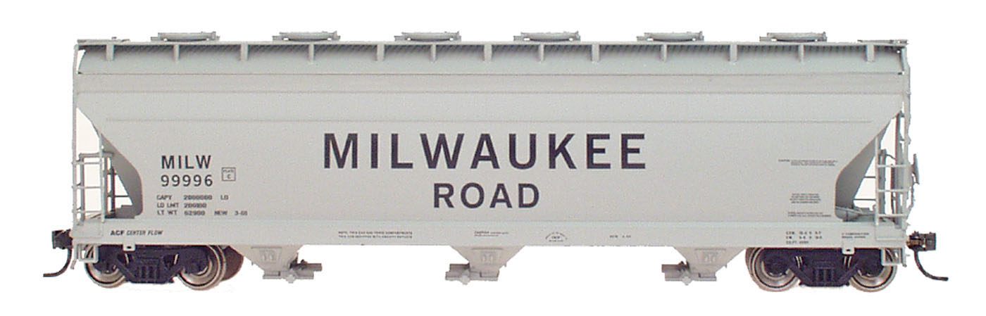 Intermountain N 67042-04 ACF 4650 Cu. Ft. 3 Bay Covered Hopper Milwaukee Road MILW #99998