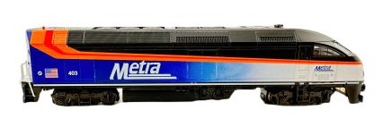 Kato N 176-6123-LS-DMW with DCC/ESU LokSound V5 Motive Power Industries MPI MP36PH Metra #403