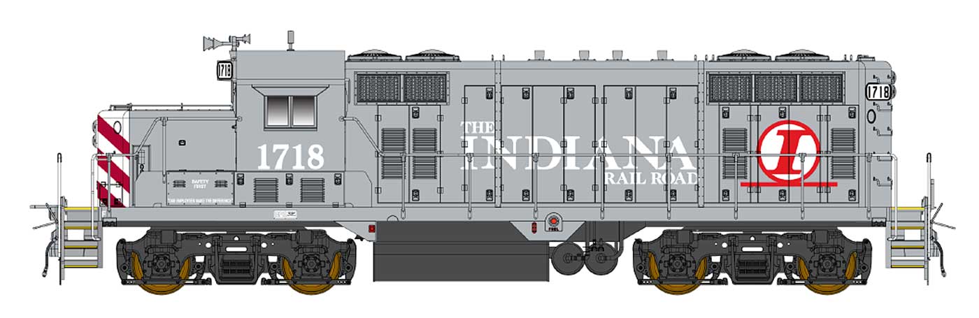 Intermountain HO 49828-01 DCC/ESU LokPilot 5 Equipped EMD GP16 Locomotive The Indiana Railroad #1718