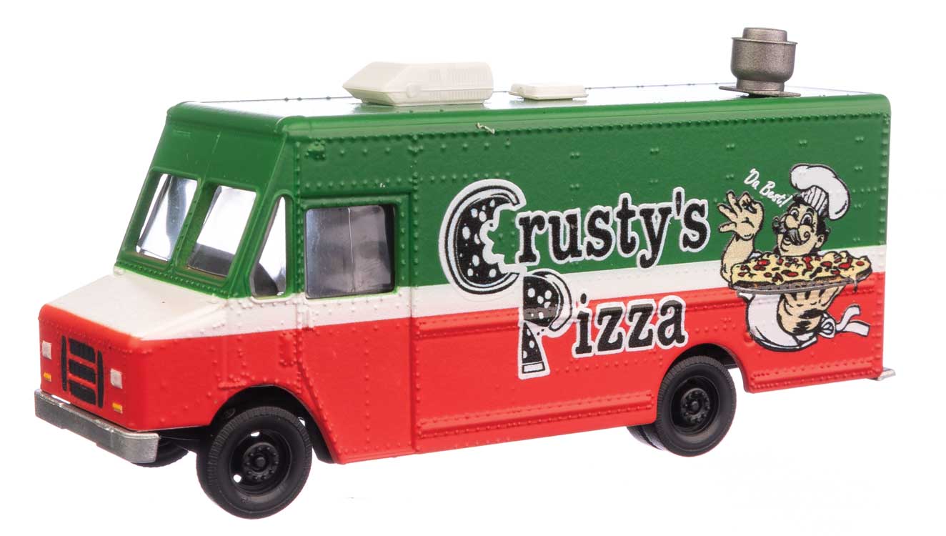 Walthers SceneMaster HO 949-12110 Morgan Olson Route Star Van Crusty's Pizza Food Truck