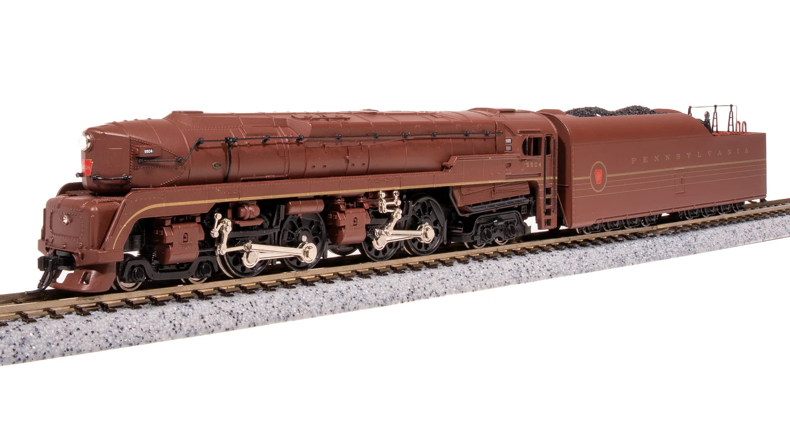 Broadway Limited Imports N 8027 Pennsylvania RR T1 Duplex Locomotive Paragon4 Sound/DC/DCC PRR #5504 Tuscan Red Fantasy Paint Scheme