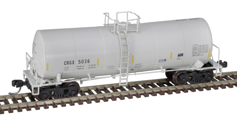 Atlas Master N 50006457 Trinity 17,600-Gallon Corn Syrup Tank Car w/Conspicuity Stripes Cargill 'UTCI Repaint' CRGX #5071