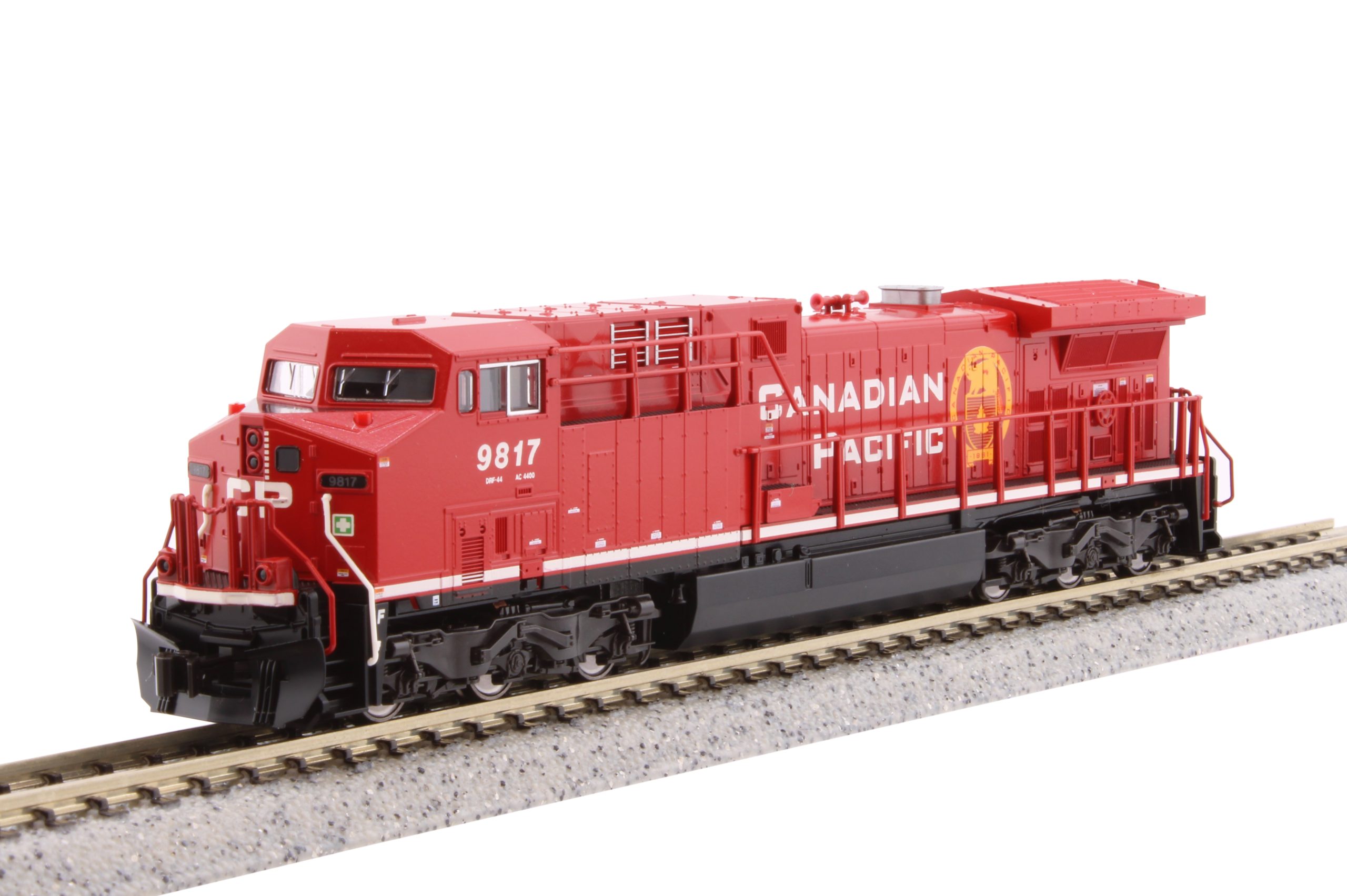 Kato N 176-7218 DCC Ready GE AC4400CW Locomotive Canadian Pacific CP #9817