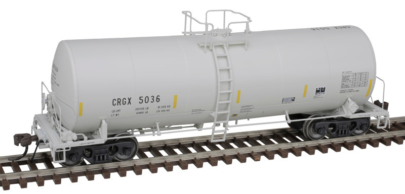 Atlas Master HO 20007222 Trinity 17,600-Gallon Corn Syrup Tank Car w/Conspicuity Stripes Cargill 'UTCI Repaint' CRGX #5071