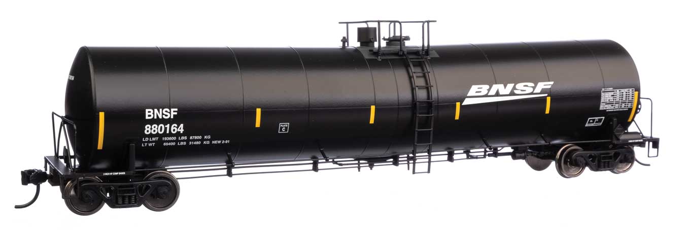 Walthers Mainline HO 910-48210 Trinity 25,000-Gallon Tank Car BNSF #880164